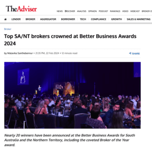 Best Non-Franchise Mortgage Broking Office and Best Customer Service (Office) Winners 2024